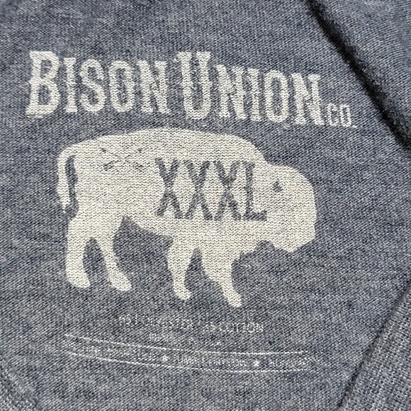 Bison Union Co. SS Dark Grey Tee "Peacemaker" Revelation 6:8 - Size XXXL - Picture 5 of 5